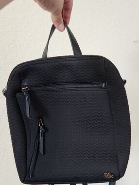 The Sak Black Quilted City Backpack